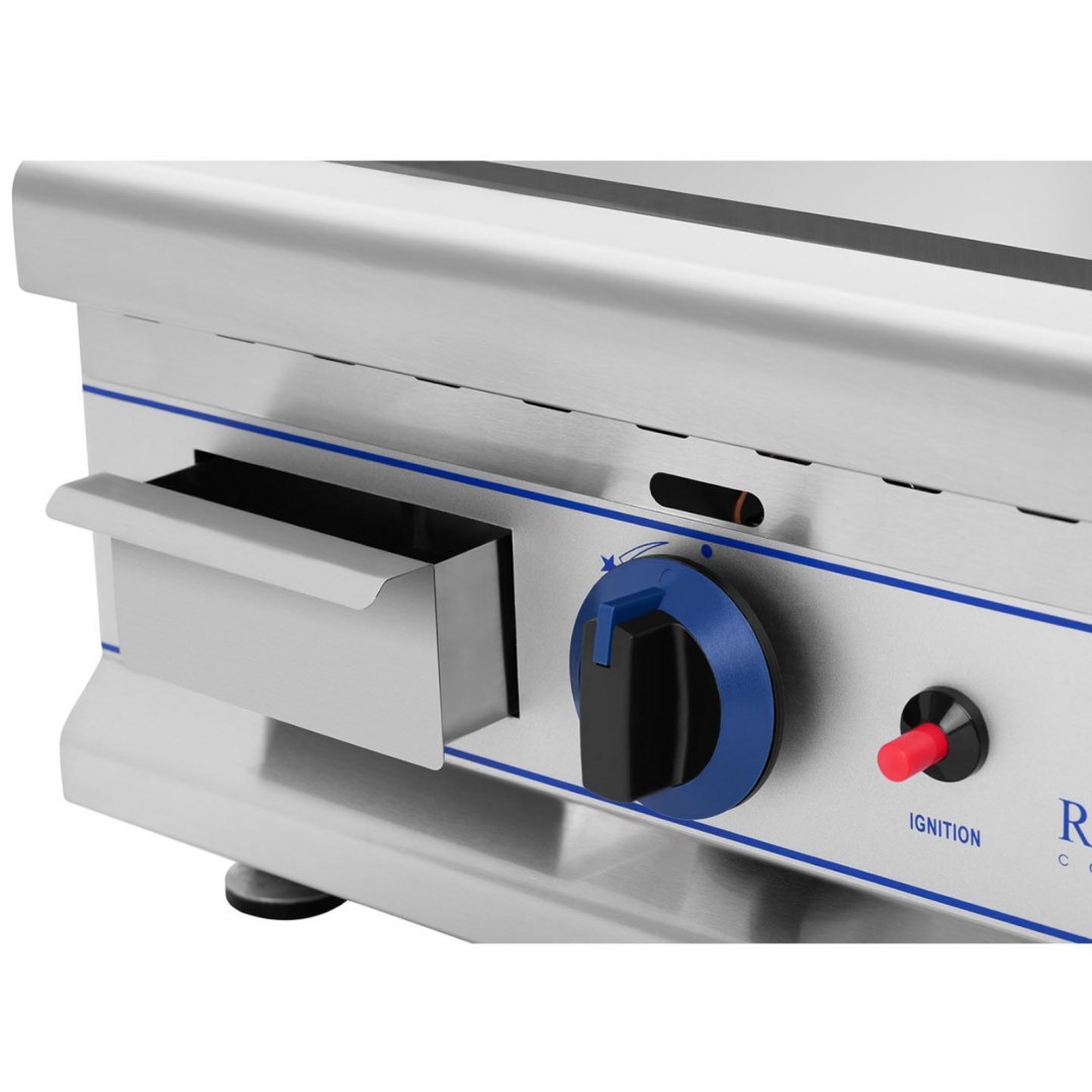Grill podwójny gładki gazowy na gaz LPG / Propan-Butan 2 x 3000 W 30 mbar Royal Catering Grill podwójny gładki gazowy na gaz LPG / Propan-Butan 2 x 3000 W 30 mbar Royal Catering