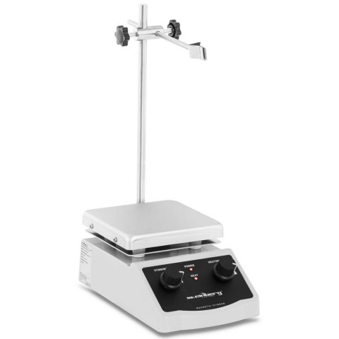 Mieszadło magnetyczne laboratoryjne ze stojakiem uchwytem 380C 2000 obr./min 120 x 120 mm Steinberg Systems Mieszadło magnetyczne laboratoryjne ze stojakiem uchwytem 380C 2000 obr./min 120 x 120 mm Steinberg Systems