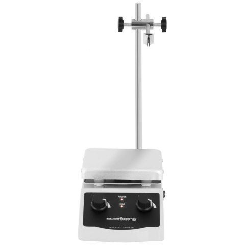 Mieszadło magnetyczne laboratoryjne ze stojakiem uchwytem 380C 2000 obr./min 120 x 120 mm Steinberg Systems Mieszadło magnetyczne laboratoryjne ze stojakiem uchwytem 380C 2000 obr./min 120 x 120 mm Steinberg Systems