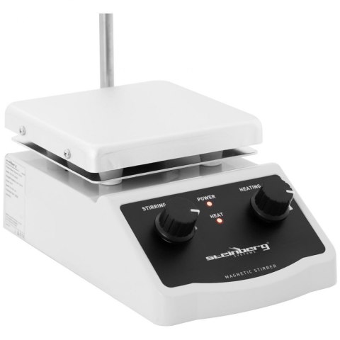 Mieszadło magnetyczne laboratoryjne ze stojakiem uchwytem 380C 2000 obr./min 120 x 120 mm Steinberg Systems Mieszadło magnetyczne laboratoryjne ze stojakiem uchwytem 380C 2000 obr./min 120 x 120 mm Steinberg Systems