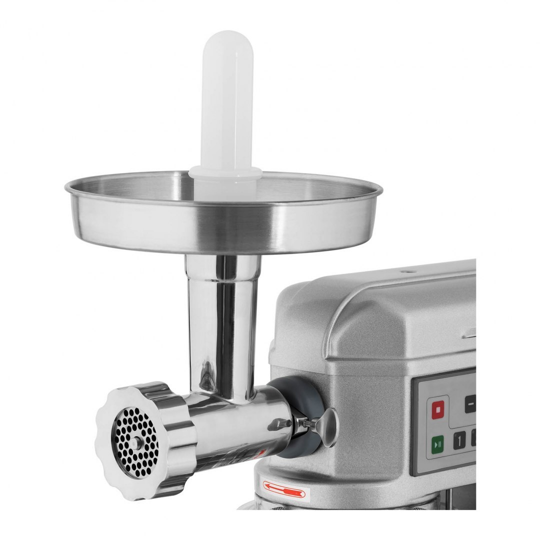 Mikser robot planetarny z opuszczaną misą przystawkami do mielenia i makaronu RCPM-7.1C 7 l 230 V 650 W Royal Catering Mikser robot planetarny z opuszczaną misą przystawkami do mielenia i makaronu RCPM-7.1C 7 l 230 V 650 W Royal Catering