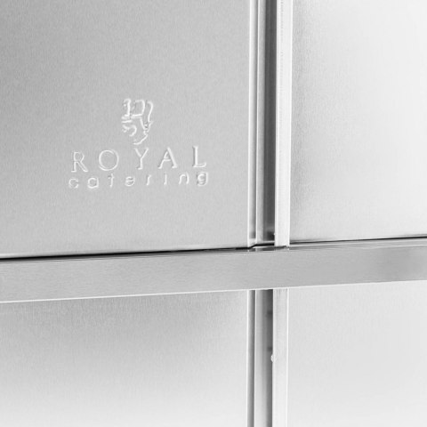 Szafa gastronomiczna magazynowa ze stali nierdzewnej drzwi suwane 180x118x50CM Royal Catering Szafa gastronomiczna magazynowa ze stali nierdzewnej drzwi suwane 180x118x50CM Royal Catering