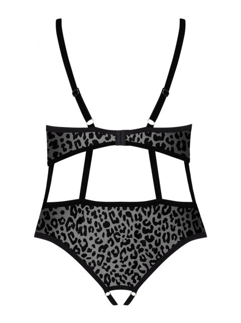 Body Jagueria otwarte Czarny 4XL/5XL Body Jagueria otwarte Czarny 4XL/5XL