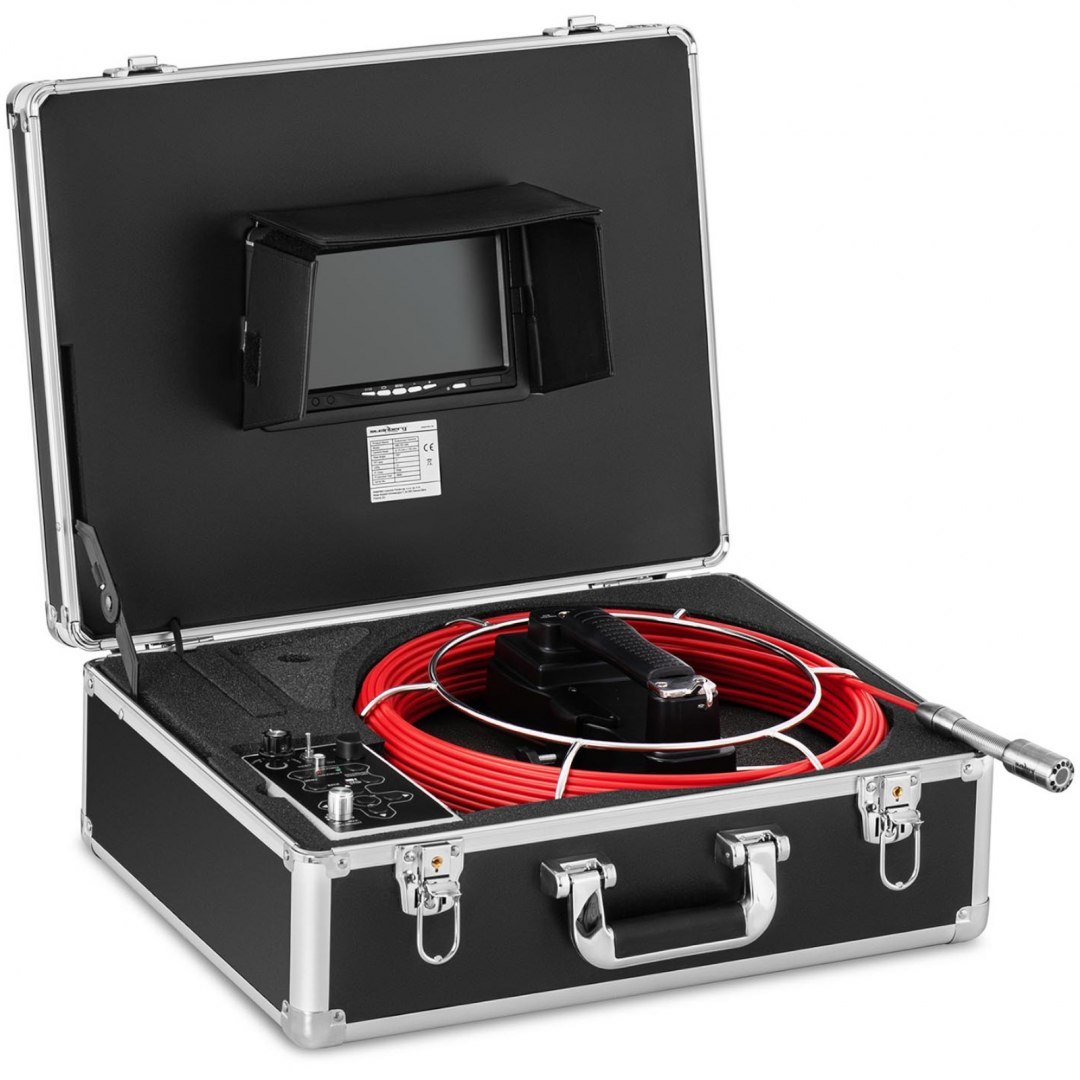Endoskop kamera diagnostyczna inspekcyjna w walizce 12 LED TFT 7 '' SD 30 m Steinberg Systems Endoskop kamera diagnostyczna inspekcyjna w walizce 12 LED TFT 7 '' SD 30 m Steinberg Systems