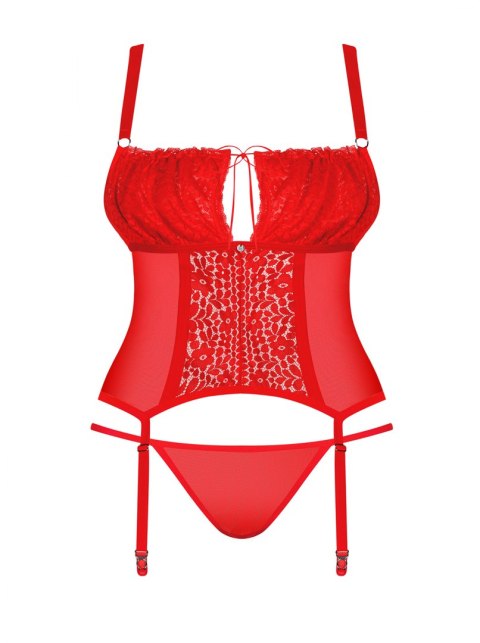 Gorset Blossmina + stringi GRATIS!!! Czerwony Czerwony 4XL/5XL Gorset Blossmina + stringi GRATIS!!! Czerwony Czerwony 4XL/5XL
