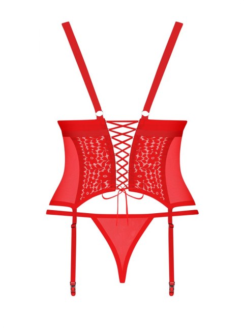 Gorset Blossmina + stringi GRATIS!!! Czerwony Czerwony 6XL/7XL Gorset Blossmina + stringi GRATIS!!! Czerwony Czerwony 6XL/7XL