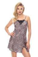 Koszulka Yamila II (Satin Nightdress) Leopard Leopard M