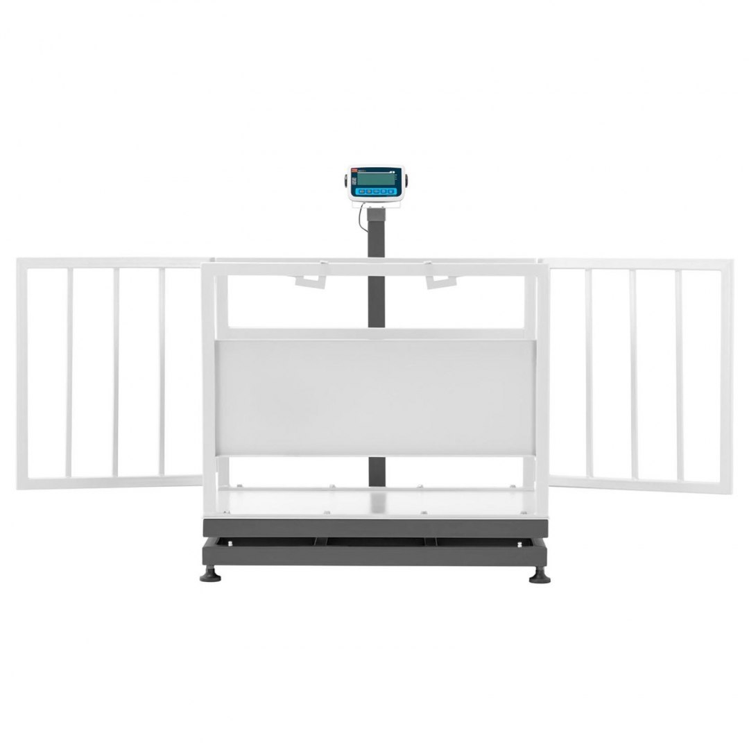 Waga weterynaryjna platformowa inwentarska z klatką dla zwierząt 300/0.1 kg 110x70 cm LCD TEM Waga weterynaryjna platformowa inwentarska z klatką dla zwierząt 300/0.1 kg 110x70 cm LCD TEM