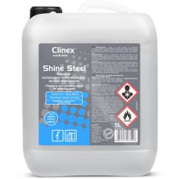 Preparat do czyszczenia i nabłyszczania mebli i urządzeń ze stali nierdzewnej CLINEX Shine Steel 5L Clinex