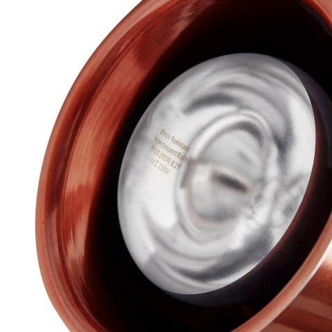 Lampa grzewcza do potraw na podczerwień IR wisząca mosiądz śr. 19 cm 250 W Royal Catering Lampa grzewcza do potraw na podczerwień IR wisząca mosiądz śr. 19 cm 250 W Royal Catering