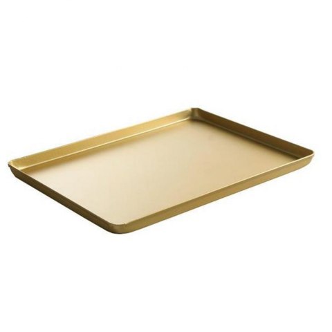 Taca cukiernicza piekarnicza ekspozycyjna z aluminium 600x400x20mm złota - Hendi 808573 Hendi Taca cukiernicza piekarnicza ekspozycyjna z aluminium 600x400x20mm złota - Hendi 808573 Hendi