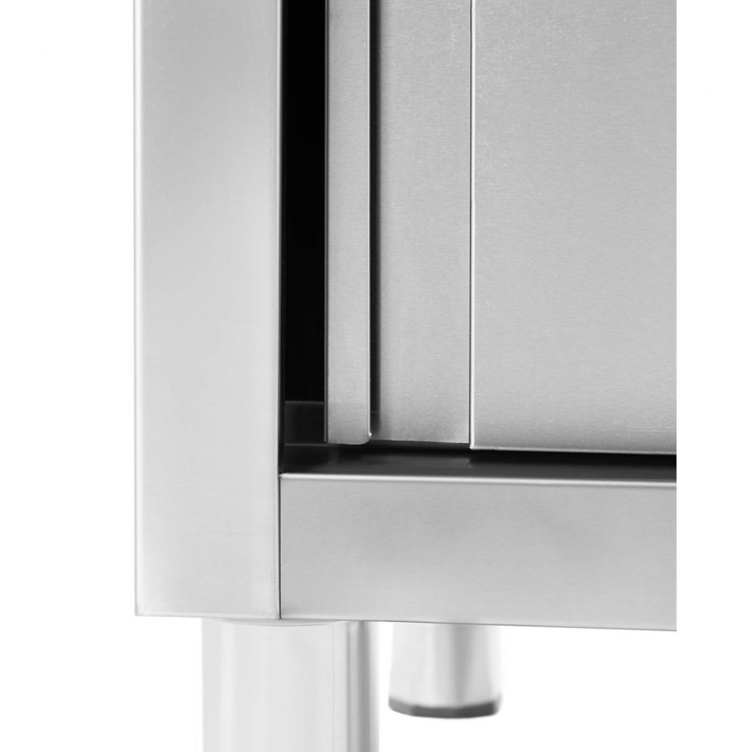 Zlew basen gastronomiczny dwukomorowy z szafką z drzwiami przesuwnymi 140 x 70 x 95 cm Royal Catering Zlew basen gastronomiczny dwukomorowy z szafką z drzwiami przesuwnymi 140 x 70 x 95 cm Royal Catering