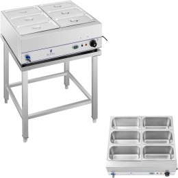 Bemar podgrzewacz wodny na podstawie stalowej 6 x GN 1/3 2000W 230V Royal Catering