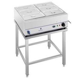 Bemar podgrzewacz wodny na podstawie stalowej 6 x GN 1/3 2000W 230V Royal Catering