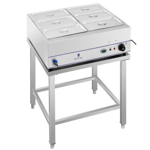 Bemar podgrzewacz wodny na podstawie stalowej 6 x GN 1/3 2000W 230V Royal Catering Bemar podgrzewacz wodny na podstawie stalowej 6 x GN 1/3 2000W 230V Royal Catering