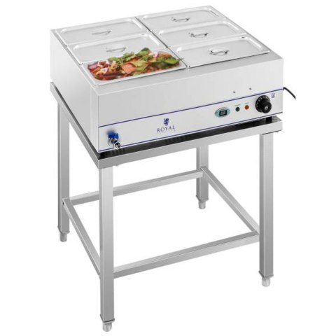 Bemar podgrzewacz wodny na podstawie stalowej 6 x GN 1/3 2000W 230V Royal Catering Bemar podgrzewacz wodny na podstawie stalowej 6 x GN 1/3 2000W 230V Royal Catering