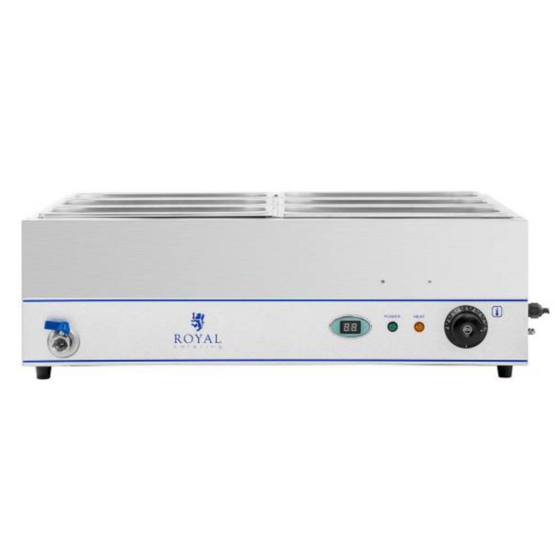 Bemar podgrzewacz wodny na podstawie stalowej 6 x GN 1/3 2000W 230V Royal Catering Bemar podgrzewacz wodny na podstawie stalowej 6 x GN 1/3 2000W 230V Royal Catering