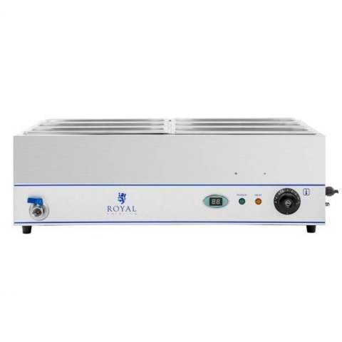 Bemar podgrzewacz wodny na podstawie stalowej 6 x GN 1/3 2000W 230V Royal Catering Bemar podgrzewacz wodny na podstawie stalowej 6 x GN 1/3 2000W 230V Royal Catering