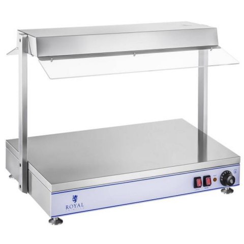 Elektryczna płyta taca grzewcza kompaktowa 2 lampy halogenowe 1100W 230V Royal Catering Elektryczna płyta taca grzewcza kompaktowa 2 lampy halogenowe 1100W 230V Royal Catering