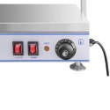 Elektryczna płyta taca grzewcza kompaktowa 2 lampy halogenowe 1100W 230V Royal Catering