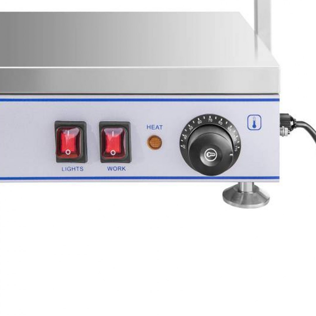 Elektryczna płyta taca grzewcza kompaktowa 4 lampy halogenowe 2000W 230V Royal Catering Elektryczna płyta taca grzewcza kompaktowa 4 lampy halogenowe 2000W 230V Royal Catering