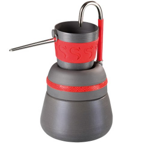 Kawiarka przepływowa turystyczna z filtrem + kubek turystyczny 150ml MEVA Kawiarka przepływowa turystyczna z filtrem + kubek turystyczny 150ml MEVA