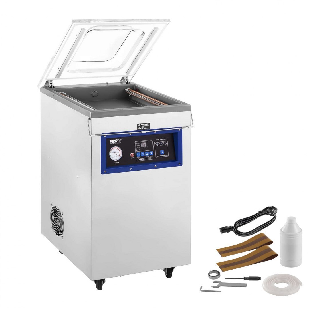 Pakowarka zgrzewarka próżniowa komorowa do worków do żywności 40cm wolnostojąca 900W MSW VPM-900G MSW Pakowarka zgrzewarka próżniowa komorowa do worków do żywności 40cm wolnostojąca 900W MSW VPM-900G MSW