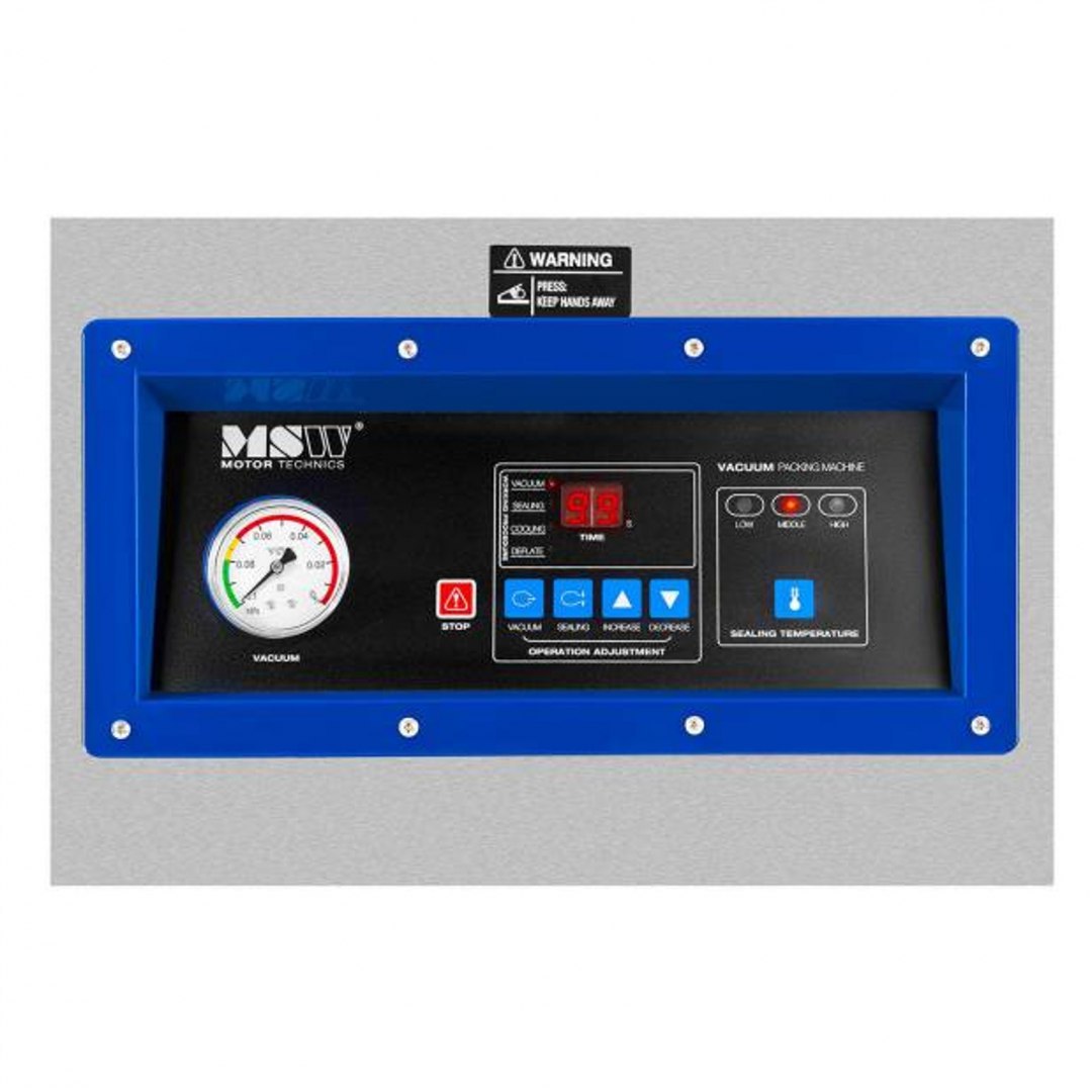 Pakowarka zgrzewarka próżniowa komorowa do worków do żywności 40cm wolnostojąca 900W MSW VPM-900G MSW Pakowarka zgrzewarka próżniowa komorowa do worków do żywności 40cm wolnostojąca 900W MSW VPM-900G MSW