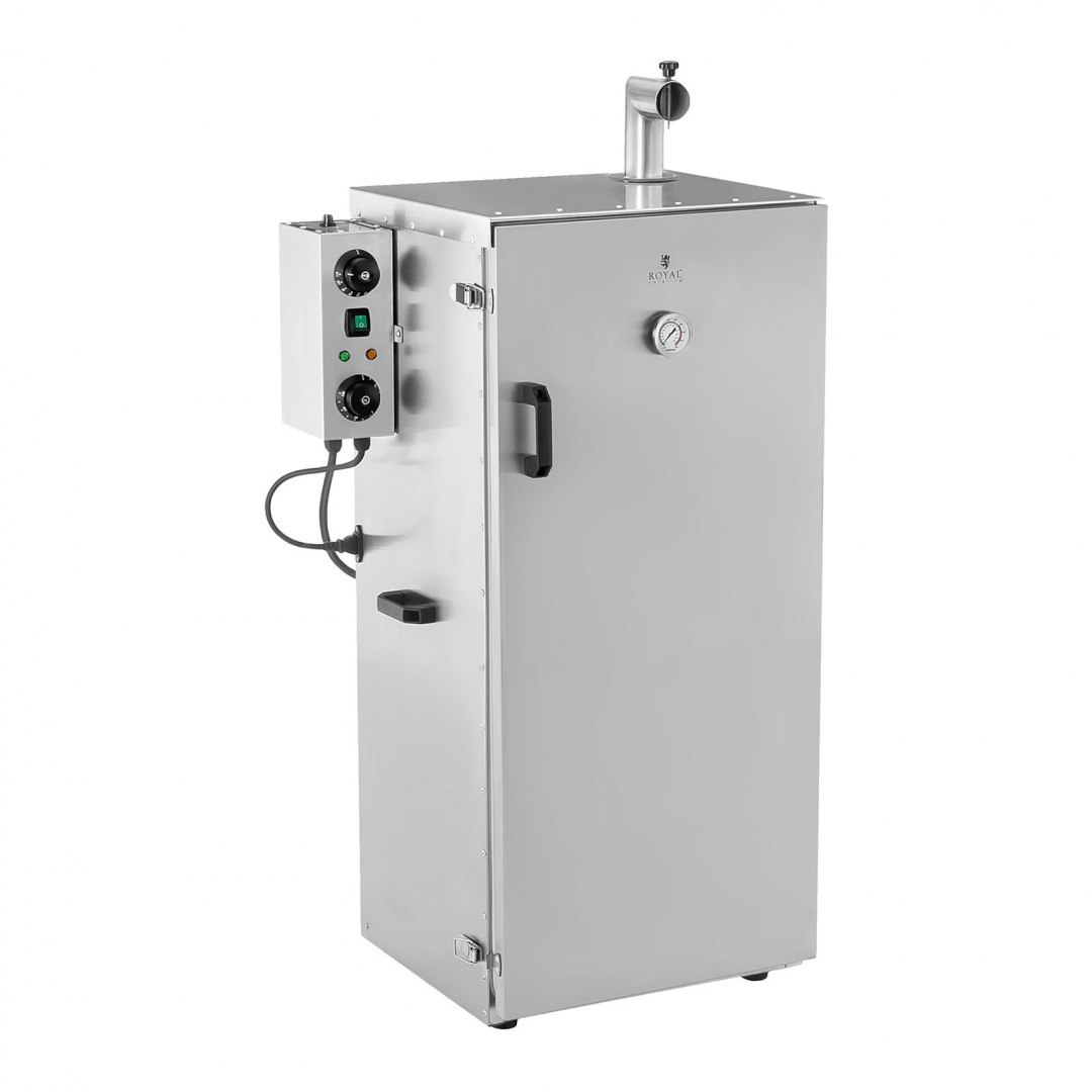 Piec do wędzenia wędzarnia elektryczna na wiórki zrębki 4 ruszty 70L 1000W Royal Catering Royal Catering Piec do wędzenia wędzarnia elektryczna na wiórki zrębki 4 ruszty 70L 1000W Royal Catering Royal Catering