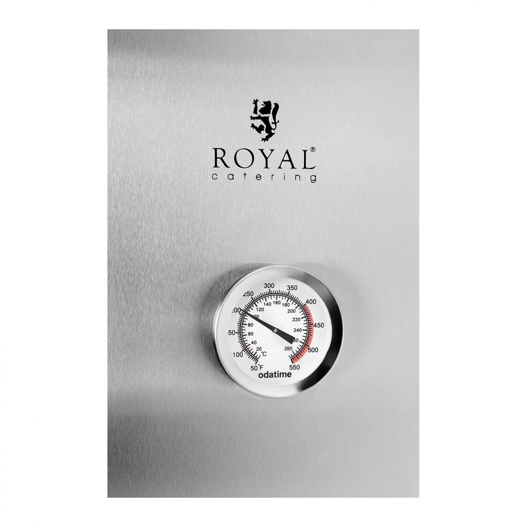 Piec do wędzenia wędzarnia elektryczna na wiórki zrębki 4 ruszty 70L 1000W Royal Catering Royal Catering Piec do wędzenia wędzarnia elektryczna na wiórki zrębki 4 ruszty 70L 1000W Royal Catering Royal Catering