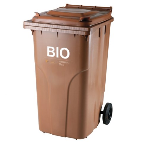 Pojemnik kubeł na BIO odpady i śmieci spożywcze ATESTY Europlast Austria - brązowy 240L Europlast Austria Pojemnik kubeł na BIO odpady i śmieci spożywcze ATESTY Europlast Austria - brązowy 240L Europlast Austria