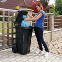 Pojemnik kubeł na odpady i śmieci ATESTY Europlast Austria - niebieski 120L Europlast Austria