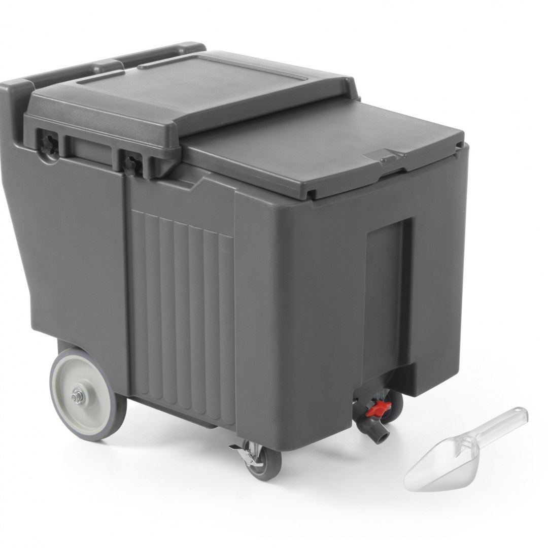 Pojemnik termoizolacyjny termos do transportu lodu mobilny na kółkach poj. 110L Amer Box Pojemnik termoizolacyjny termos do transportu lodu mobilny na kółkach poj. 110L Amer Box