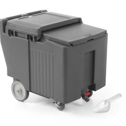 Pojemnik termoizolacyjny termos do transportu lodu mobilny na kółkach poj. 110L Amer Box