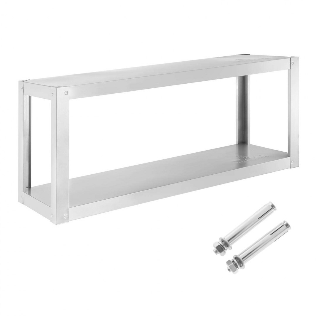Półka wisząca ścienna podwójna 38 x 120 x 50 cm Royal Catering Royal Catering Półka wisząca ścienna podwójna 38 x 120 x 50 cm Royal Catering Royal Catering
