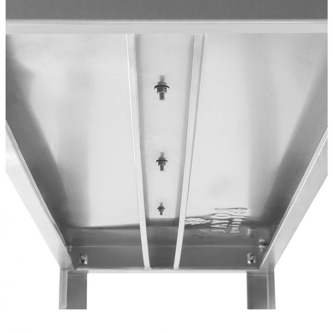 Półka wisząca ścienna podwójna 38 x 120 x 50 cm Royal Catering Royal Catering Półka wisząca ścienna podwójna 38 x 120 x 50 cm Royal Catering Royal Catering