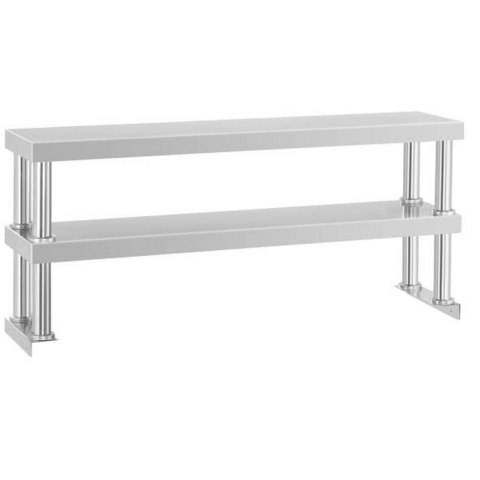 Półki nastawne stalowe do stołu roboczego do kuchni szer. 120cm Royal Catering Półki nastawne stalowe do stołu roboczego do kuchni szer. 120cm Royal Catering