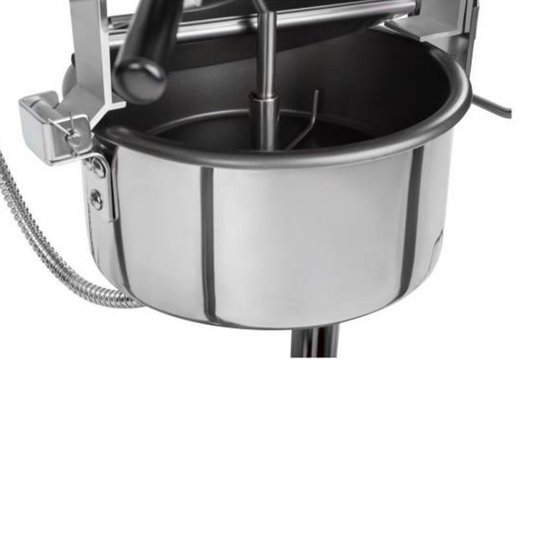 Profesjonalna wydajna maszyna do popcornu nastawna 230V 1.6kW czarna Royal Catering Profesjonalna wydajna maszyna do popcornu nastawna 230V 1.6kW czarna Royal Catering