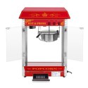Profesjonalna wydajna maszyna do popcornu nastawna 230V 1.6kW czerwona Royal Catering