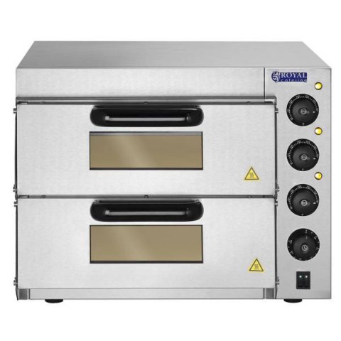 Profesjonalny piec do pizzy podwójny 2 x 40cm 3000W 230V Royal Catering Royal Catering Profesjonalny piec do pizzy podwójny 2 x 40cm 3000W 230V Royal Catering Royal Catering