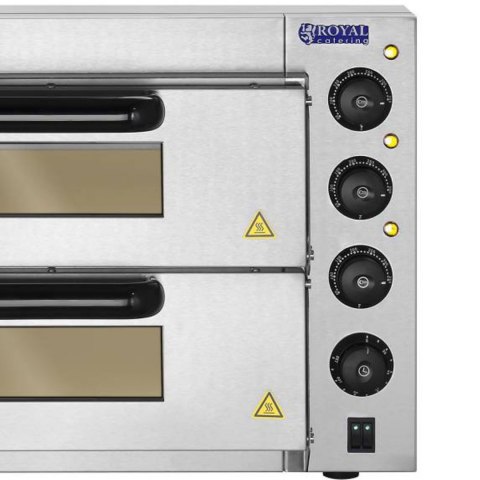Profesjonalny piec do pizzy podwójny 2 x 40cm 3000W 230V Royal Catering Royal Catering Profesjonalny piec do pizzy podwójny 2 x 40cm 3000W 230V Royal Catering Royal Catering