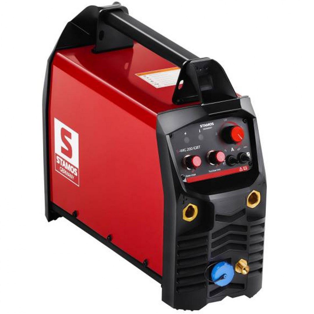 Spawarka inwertorowa IGBT TIG MMA 2T/4T ARC-Force Anti Stick 200A Stamos Germany Stamos Germany Spawarka inwertorowa IGBT TIG MMA 2T/4T ARC-Force Anti Stick 200A Stamos Germany Stamos Germany