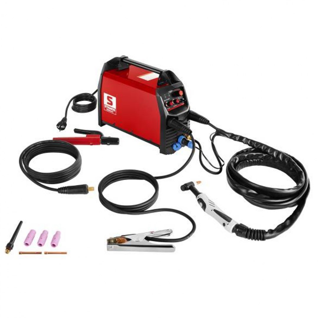 Spawarka inwertorowa IGBT TIG MMA 2T/4T ARC-Force Anti Stick 200A Stamos Germany Stamos Germany Spawarka inwertorowa IGBT TIG MMA 2T/4T ARC-Force Anti Stick 200A Stamos Germany Stamos Germany