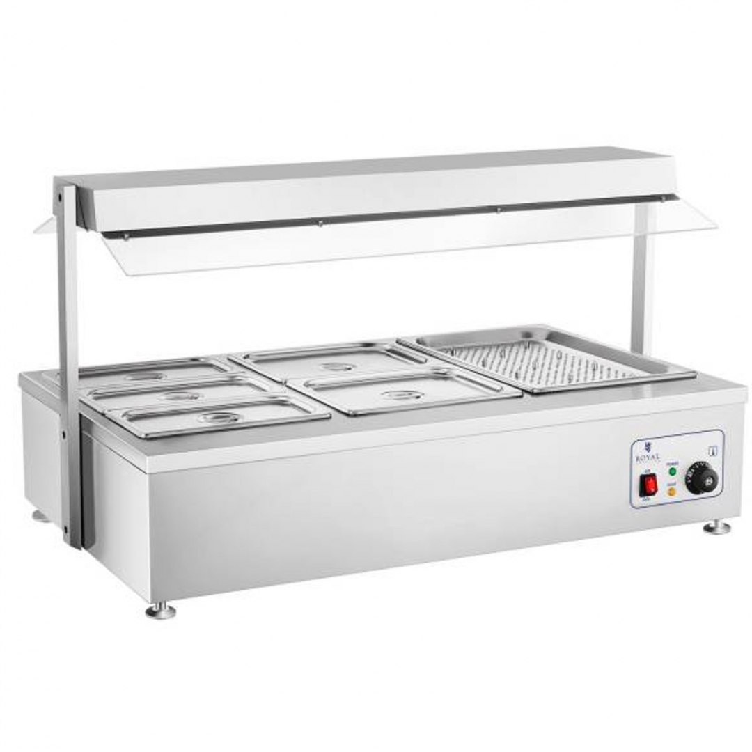 Suchy bemar podgrzewacz bez wody wolnostojący 6 x GN 150mm 55L Royal Catering Royal Catering Suchy bemar podgrzewacz bez wody wolnostojący 6 x GN 150mm 55L Royal Catering Royal Catering