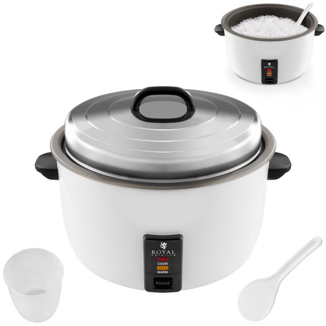 Urządzenie garnek elektryczny do gotowania ryżu 230V 2950W poj. 23L Royal Catering Urządzenie garnek elektryczny do gotowania ryżu 230V 2950W poj. 23L Royal Catering
