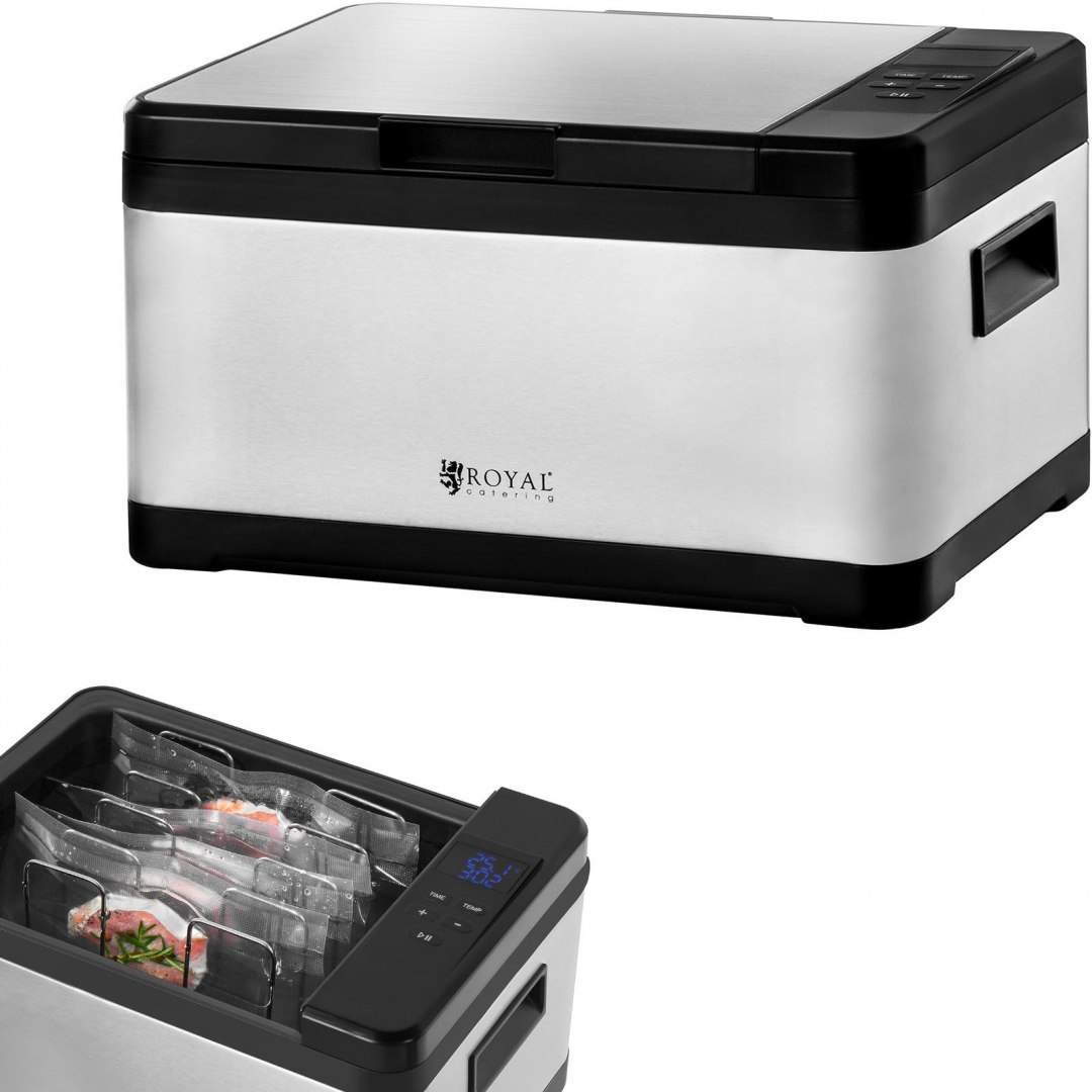 Urządzenie kuchenka do gotowania w niskich temperaturach Sous Vide 8L 800W 230V Royal Catering Royal Catering Urządzenie kuchenka do gotowania w niskich temperaturach Sous Vide 8L 800W 230V Royal Catering Royal Catering