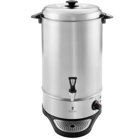 Warnik podgrzewacz z kratką ociekową do wody grzańca stal nierdzewna 230V 10L Royal Catering Warnik podgrzewacz z kratką ociekową do wody grzańca stal nierdzewna 230V 10L Royal Catering