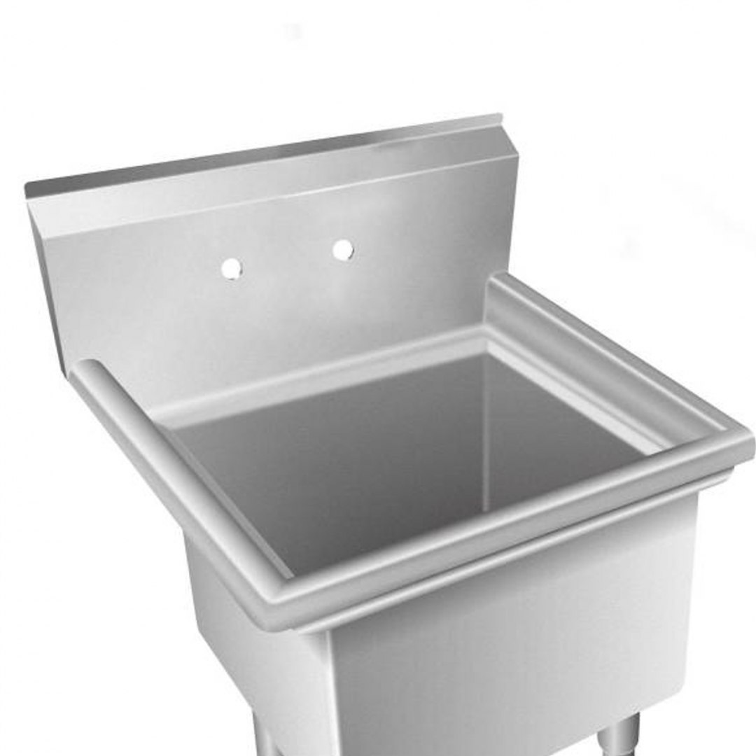 Zlew gastronomiczny ze stali nierdzewnej basen jednokomorowy 60x58cm Royal Catering Zlew gastronomiczny ze stali nierdzewnej basen jednokomorowy 60x58cm Royal Catering