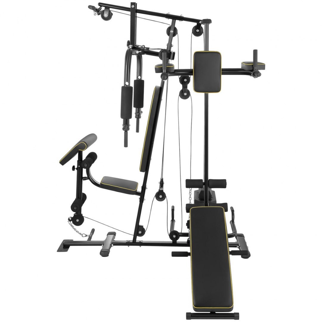 Atlas do ćwiczeń wielofunkcyjny domowa siłownia 7- stanowisk do 120 kg GYMREX