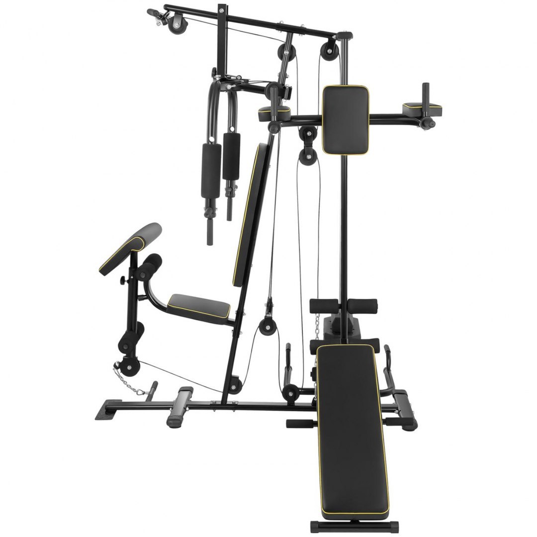 Atlas do ćwiczeń wielofunkcyjny domowa siłownia 7- stanowisk do 120 kg GYMREX Atlas do ćwiczeń wielofunkcyjny domowa siłownia 7- stanowisk do 120 kg GYMREX